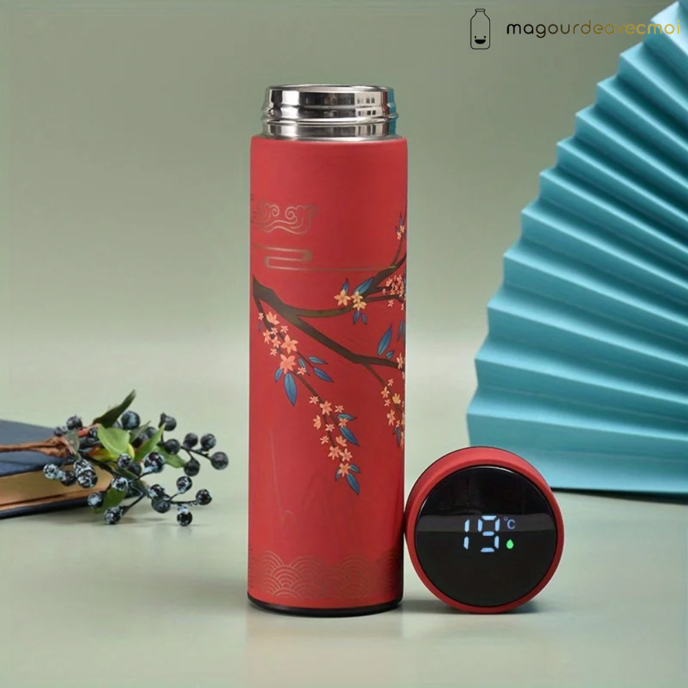 Bouteille isotherme avec affichage Température || Kitty