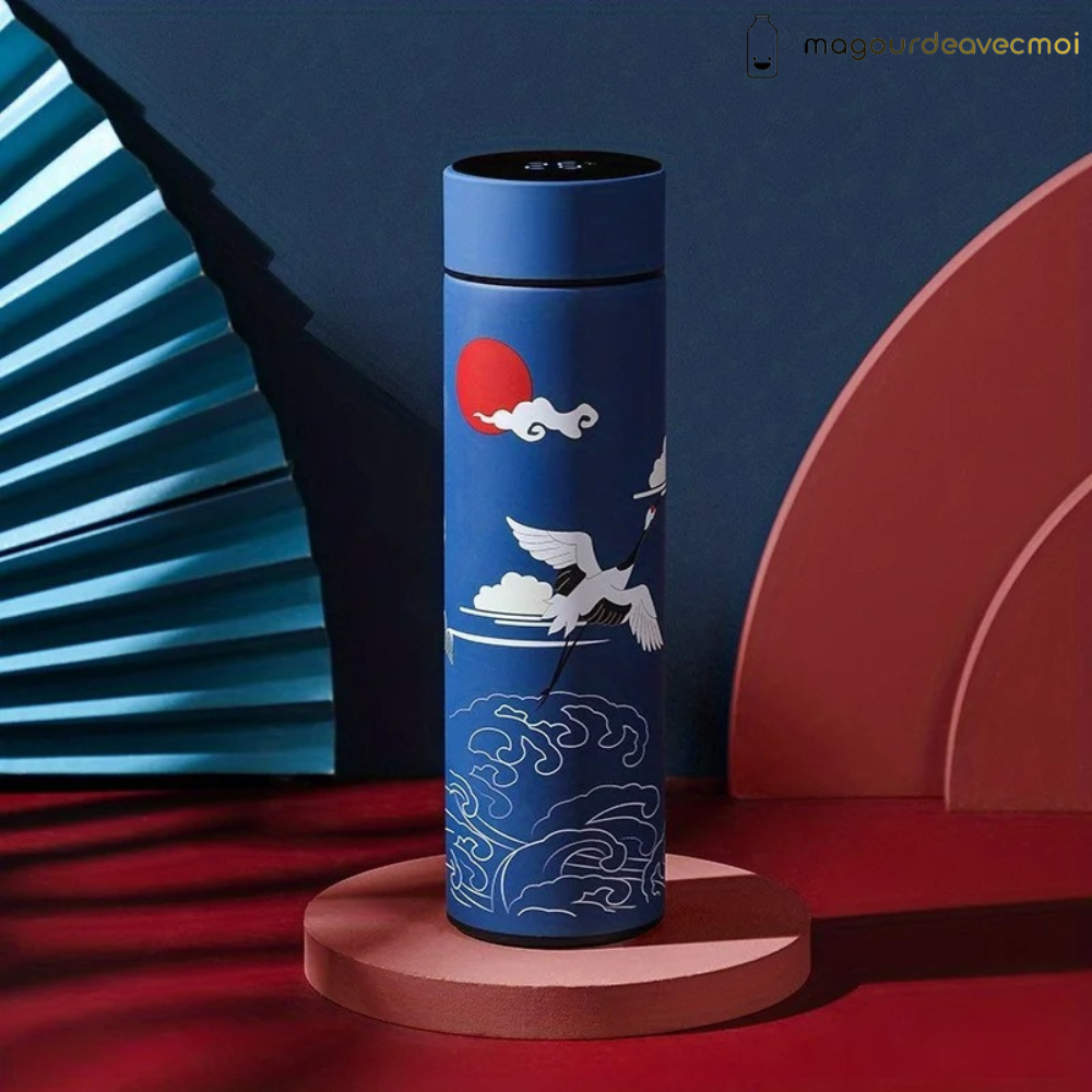 Bouteille isotherme avec affichage Température || Kitty