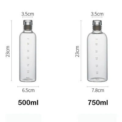 Gourde Transparente 500/750 ml